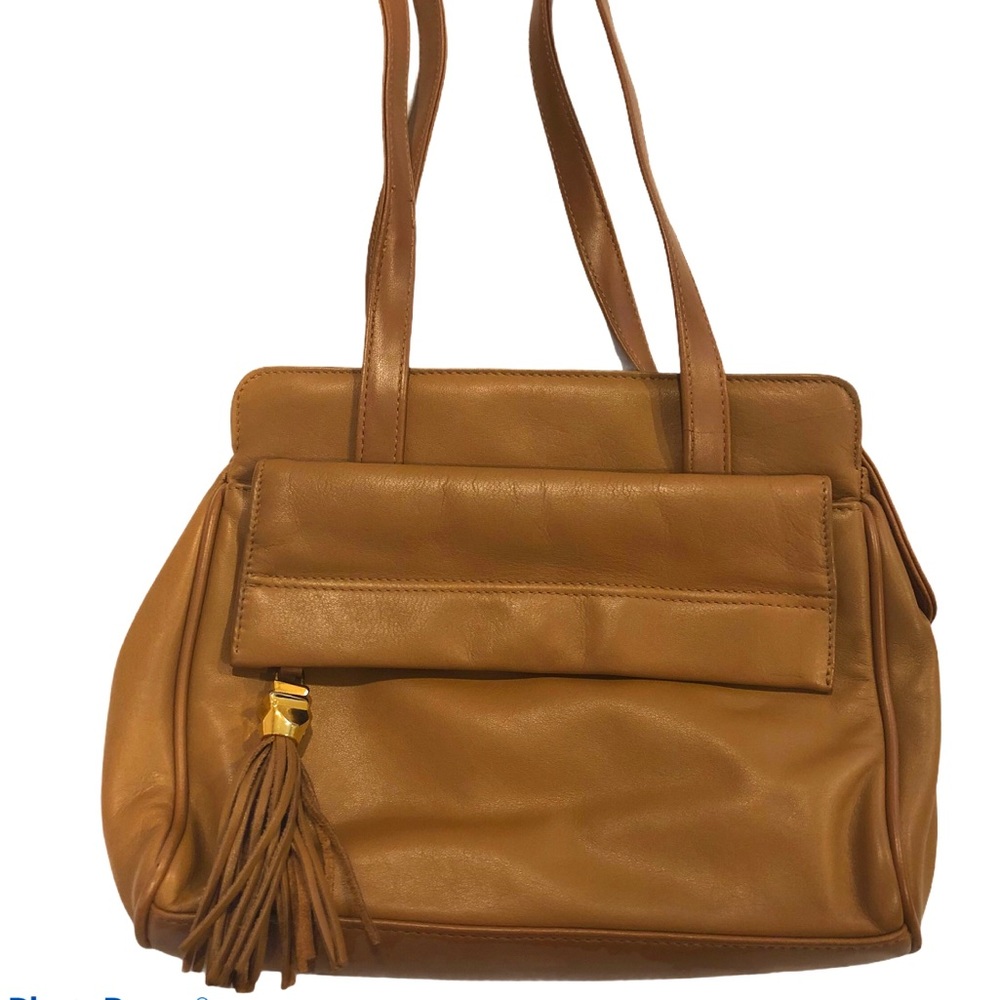 Diamicci Brown Fringe Vintage Purse - Picture 2 of 5